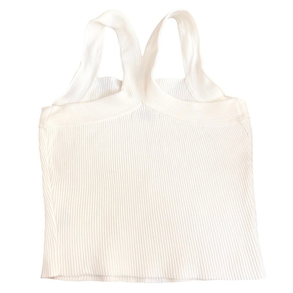 NEW 525 America Ottoman Tank Top Racerback Sleeveless Square Neck Rib Knit M - Picture 5 of 10